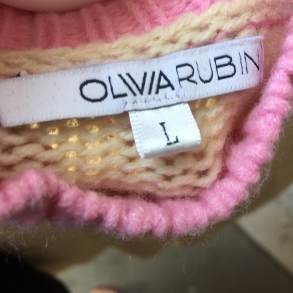 RARE Olivia Rubin Lyla High Neck Sweater Size L - Picture 9 of 9